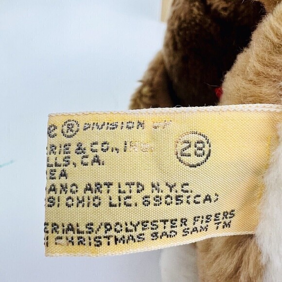 Vintage Applause Sad Sam Brown Hound Dog Puppy 8” Stuffed Animal Toy Plush 1986 - Picture 11 of 11